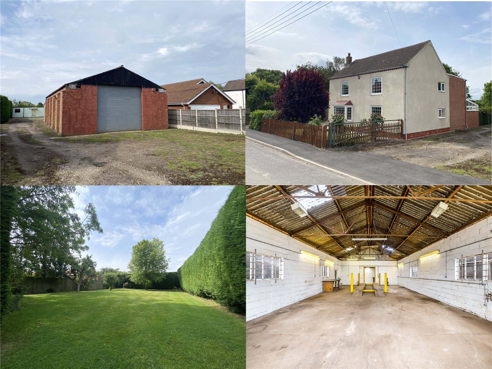 4 Bed detached house with Workshop